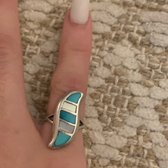 Turquoise MOP Ring - Picture 2 of 6